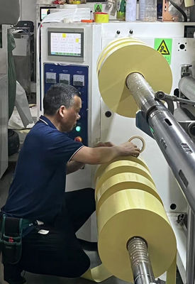 چسب آکریلیک خود چسبنده طومار کاغذی ، طومار کاغذی شفاف 100U ضخامت سطح