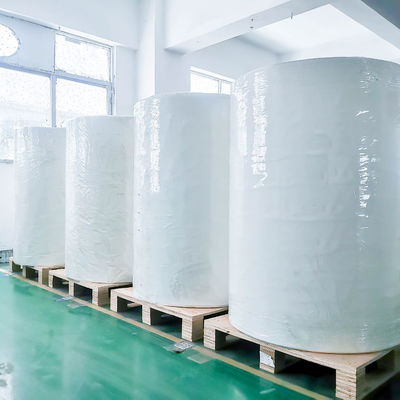 کاغذ چسبنده سفید روشن PVC، ضخامت سطحی 100U رول کاغذ PVC