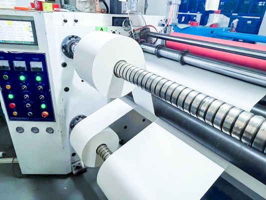 چسب آکریلیک شفاف نوع خود چسبنده برچسب کاغذ رول روشن سفید PVC