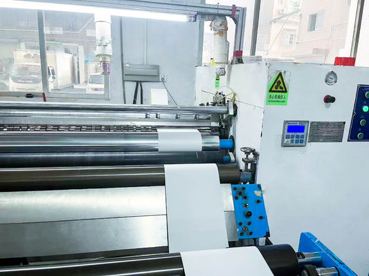 چسب آکریلیک شفاف نوع خود چسبنده برچسب کاغذ رول روشن سفید PVC