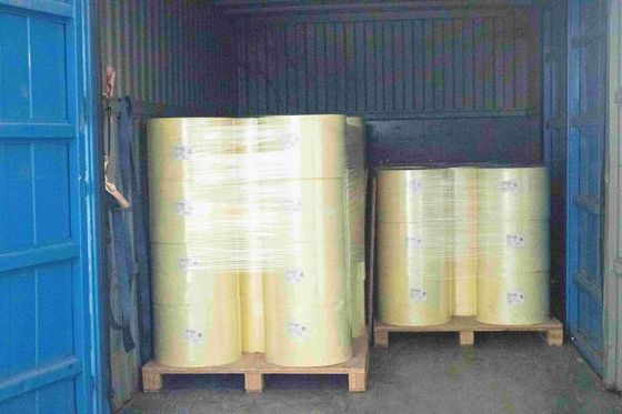 چسب روغن نوع برچسب مصنوعی مواد برچسب های روشن رول معمولی چسبناک