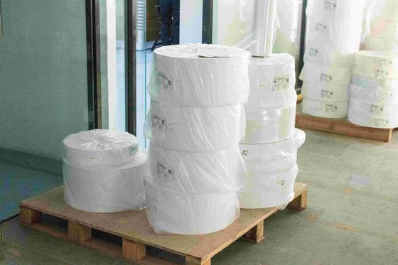 گلو ذوب شدن گرم کاغذ گرمی رول جامبو ، ضخامت سطح 75U کاغذ ضد گرما