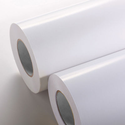 80g/m2 کاغذ پوشش داده شده با کیفیت بالا، چسب آکریلیک دائمی با ویسکوزیتی، فیلم شفاف PET