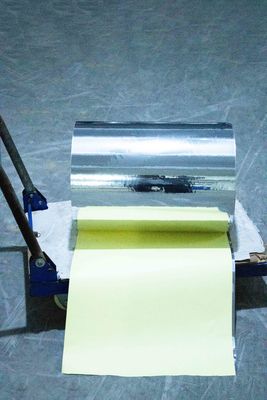 قیمت خوب خود چسبنده استیکر کاغذ رول 50 روشن نقره PET ((پوشش) چسب آکریلیک 140 زرد آنلاین